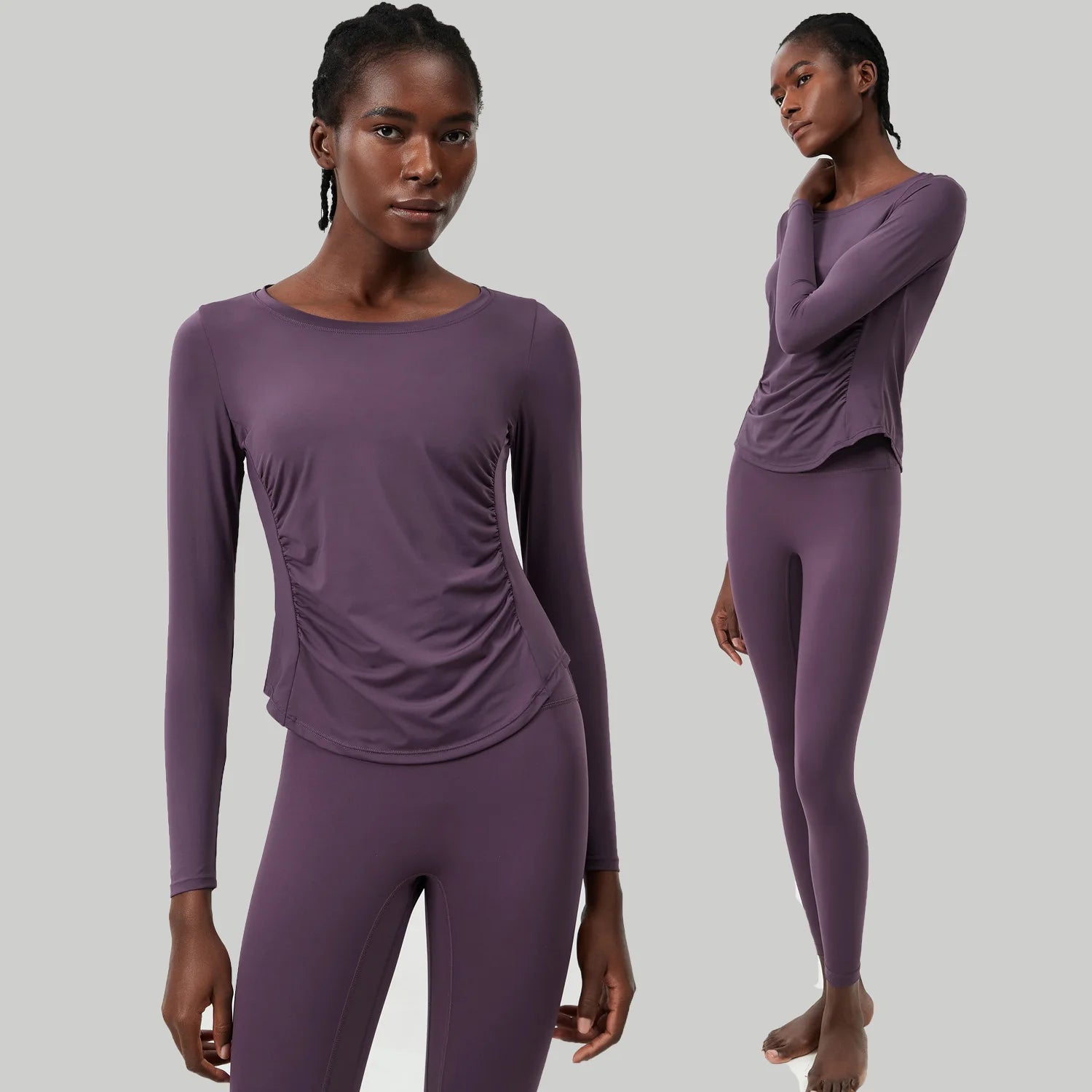 Conjunto Fitness Feminino 2 Peças Fit Diamond – Buttery Soft Slim Fit