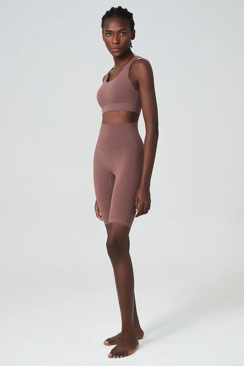 Conjunto Fitness Feminino 2 Peças Fit Diamond – Summer Shorts + Top Stretch