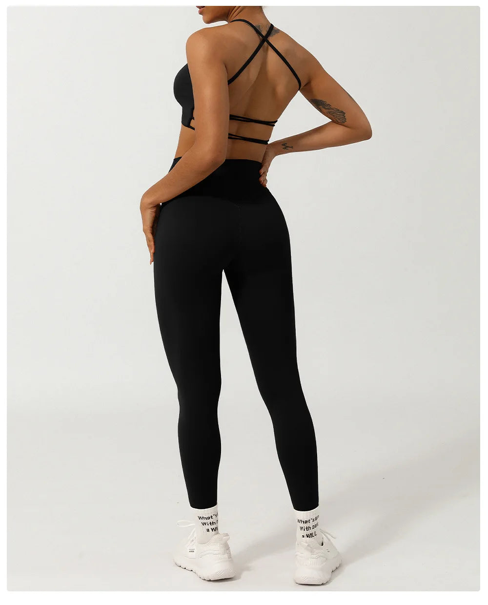 Conjunto Fit Diamond Seamless 2 Peças Top Cropped sem Costura e Calça Legging