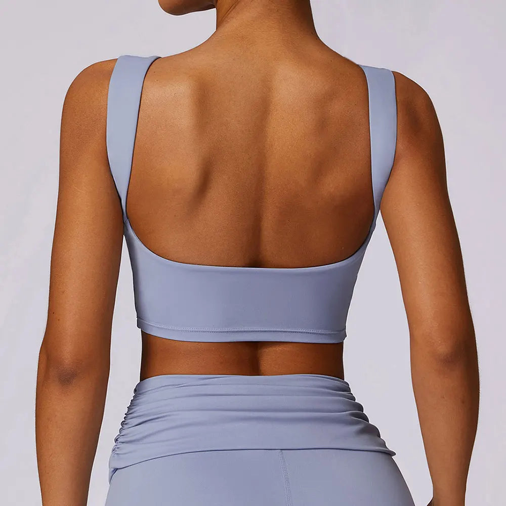 Top Esportivo Modelo Crop Top | Yoga & Academia