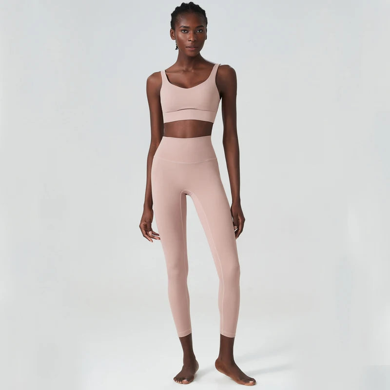 Conjunto Fitness Feminino 2 Peças Fit Diamond – Buttery Soft Slim Fit Respirável