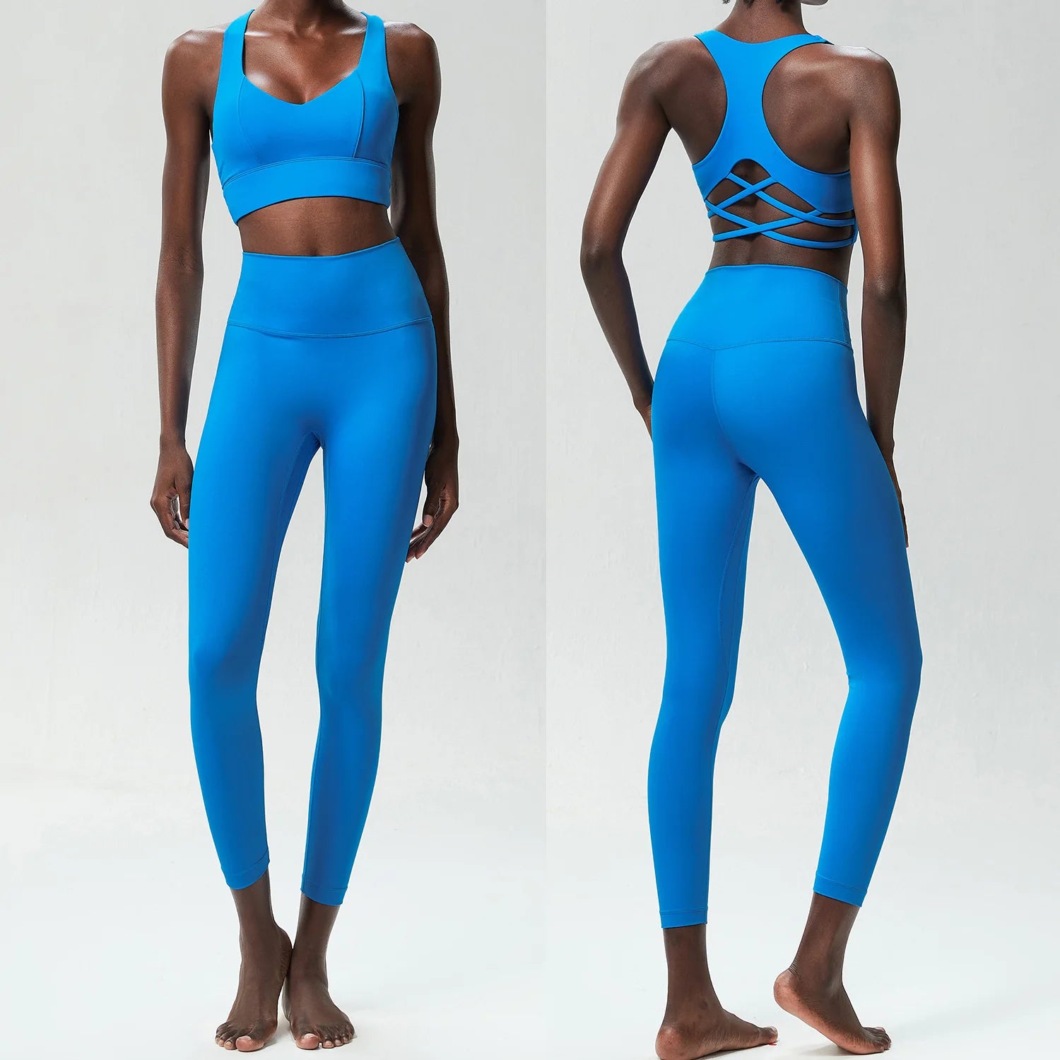Conjunto Fitness Feminino 2 Peças Fit Diamond – Buttery Soft Slim Fit