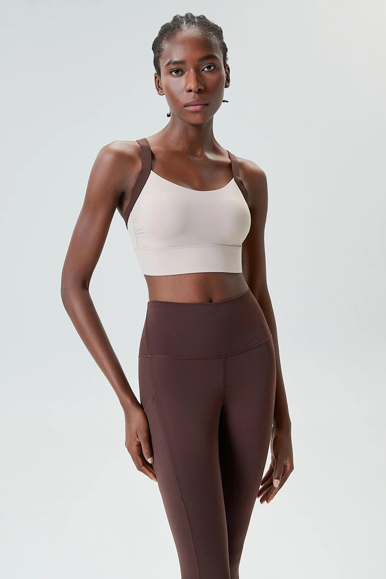 Conjunto Fitness Feminino Fit Diamonds High Impact — Top + Legging com Bolsos e Compressão Premium