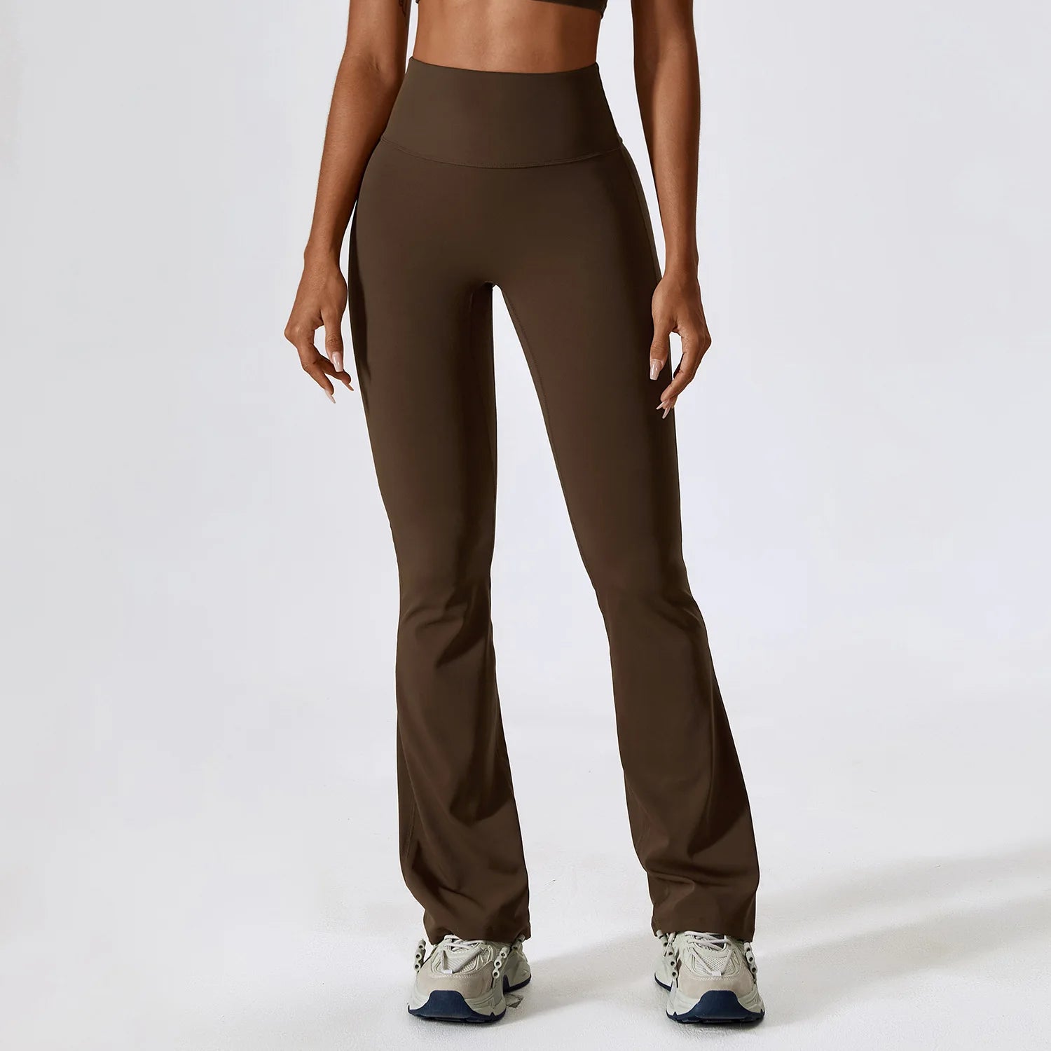 Calça Flare Fitness Scrunch – Cintura Alta, Levanta Bumbum, Ideal para Yoga, Dança e Academia