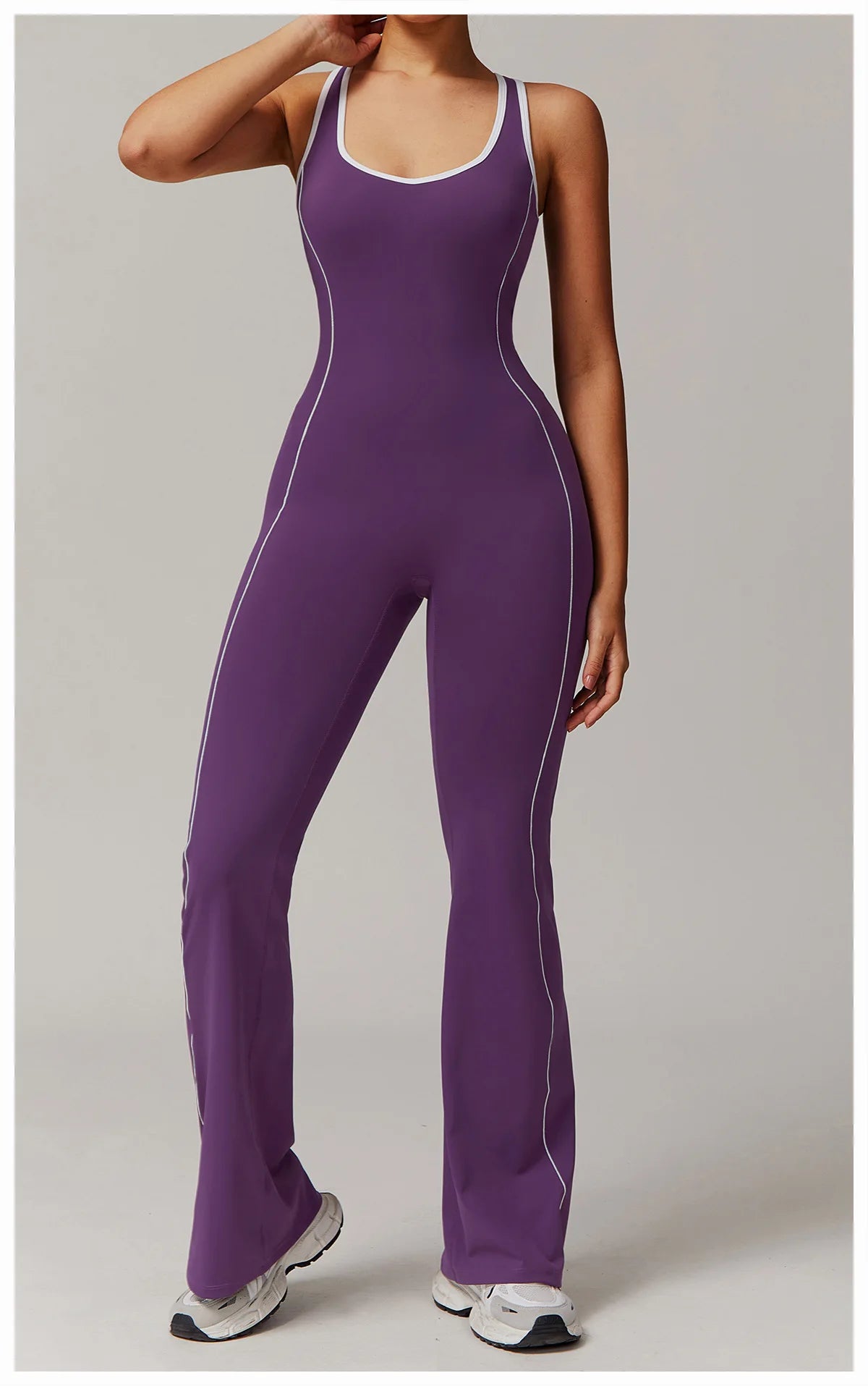 Macacão Fitness Feminino Curto com Zíper – One Piece Sem Manga | Fit Diamond