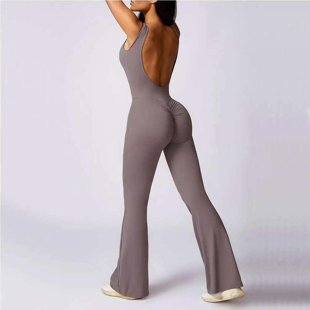 Macacão Fitness Feminino Scrunch Butt Sem Manga – One Piece Push Up | Fit Diamond