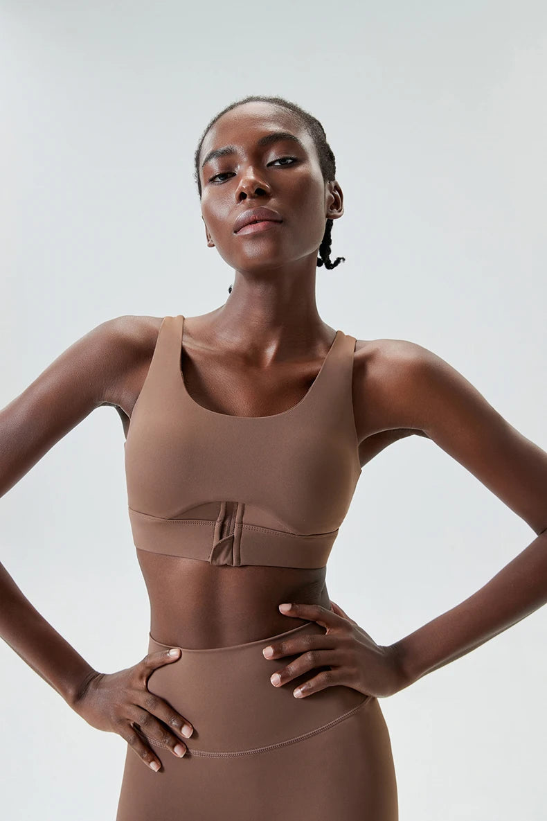 Top Fit Diamond High Impact Zipper Bra