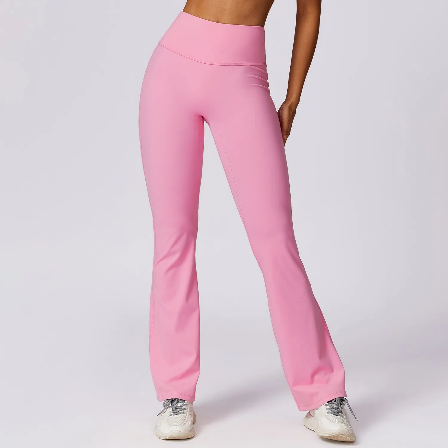 Calça Flare Fitness Scrunch – Cintura Alta, Levanta Bumbum, Ideal para Yoga, Dança e Academia