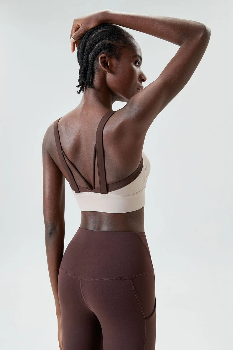 Top Esportivo Feminino Alta Sustentação  Fit Diamond – Buttery Soft Sexy Back