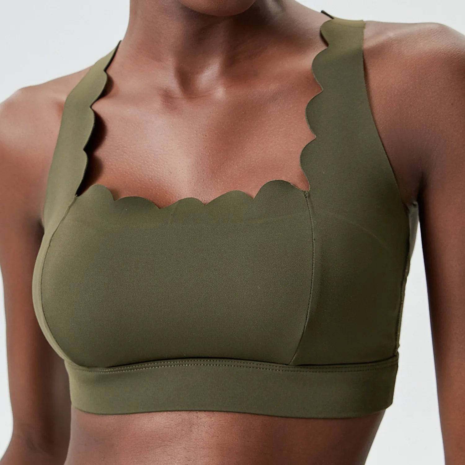 Top Esportivo Feminino Fit Diamond – Buttery Soft Decote Quadrado Sexy Back