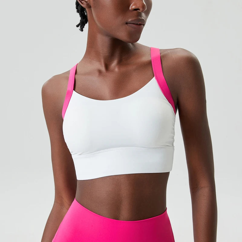 Top Esportivo Feminino Alta Sustentação  Fit Diamond – Buttery Soft Sexy Back