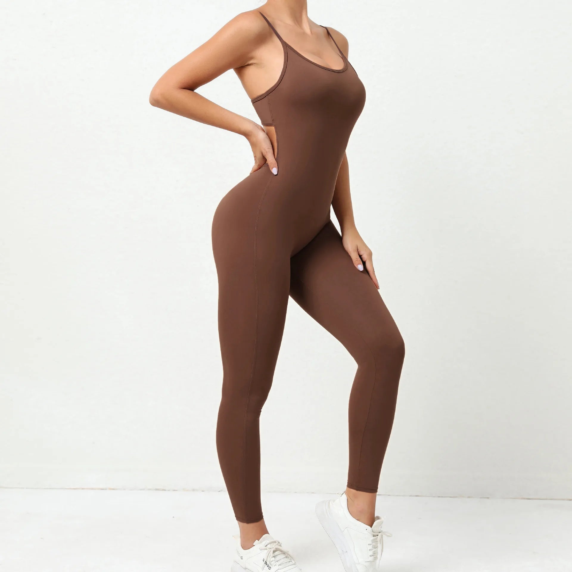 Macacão Fitness Feminino Curto – Sem Manga, One Piece para Treino & Yoga | Fit Diamond
