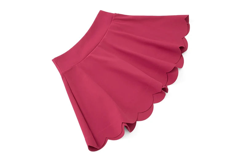 Conjunto Fitness Feminino 2 Peças Fit Diamond – Summer Tennis Saia Shorts + Top