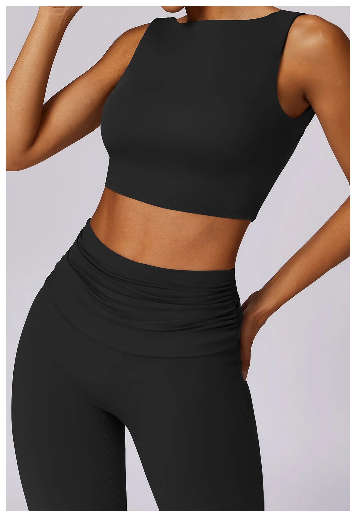 Top Esportivo Modelo Crop Top | Yoga & Academia