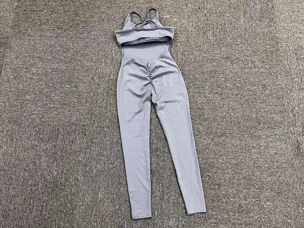 Macacão Fitness Feminino Curto – Sem Manga, One Piece para Treino & Yoga | Fit Diamond