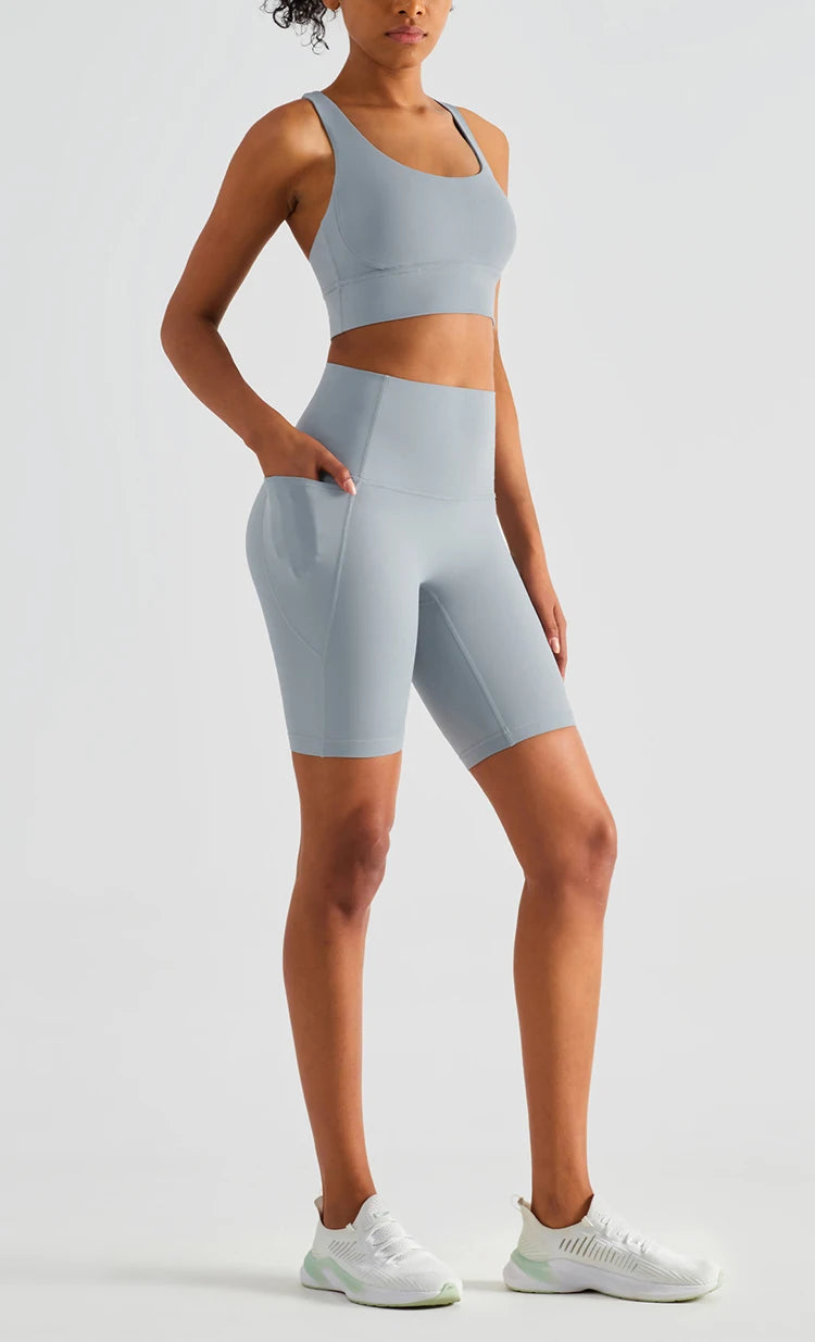 Short Fit Diamond High Waist Soft Stretch - Conforto, Sustentação e Elegância Esportiva.