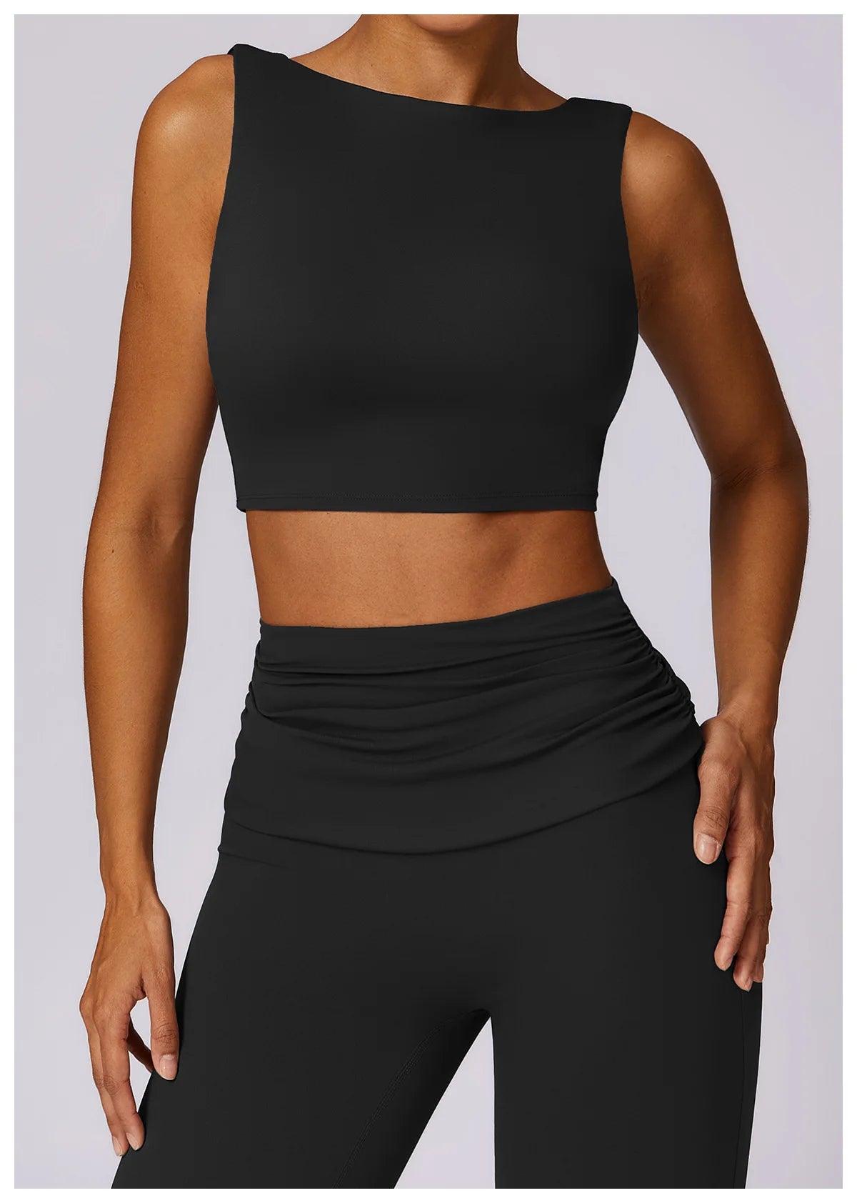 Top Esportivo Modelo Crop Top | Yoga & Academia