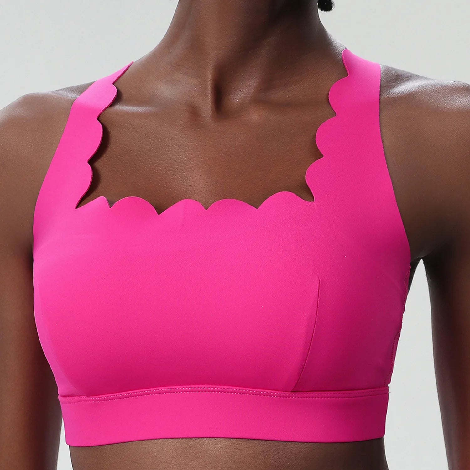 Top Esportivo Feminino Fit Diamond – Buttery Soft Decote Quadrado Sexy Back