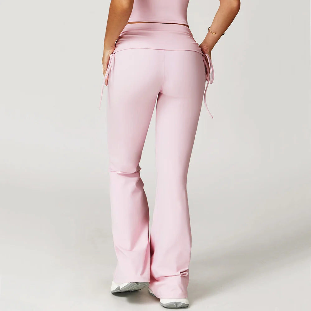 Calça Flare Yoga Levanta Bumbum – Cintura Alta, Modelagem Flared e Conforto Total para Academia e Dia a Dia