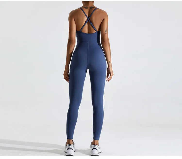 Macacão Fitness Feminino Seamless Sem Manga – Push Up One Piece | Fit Diamond