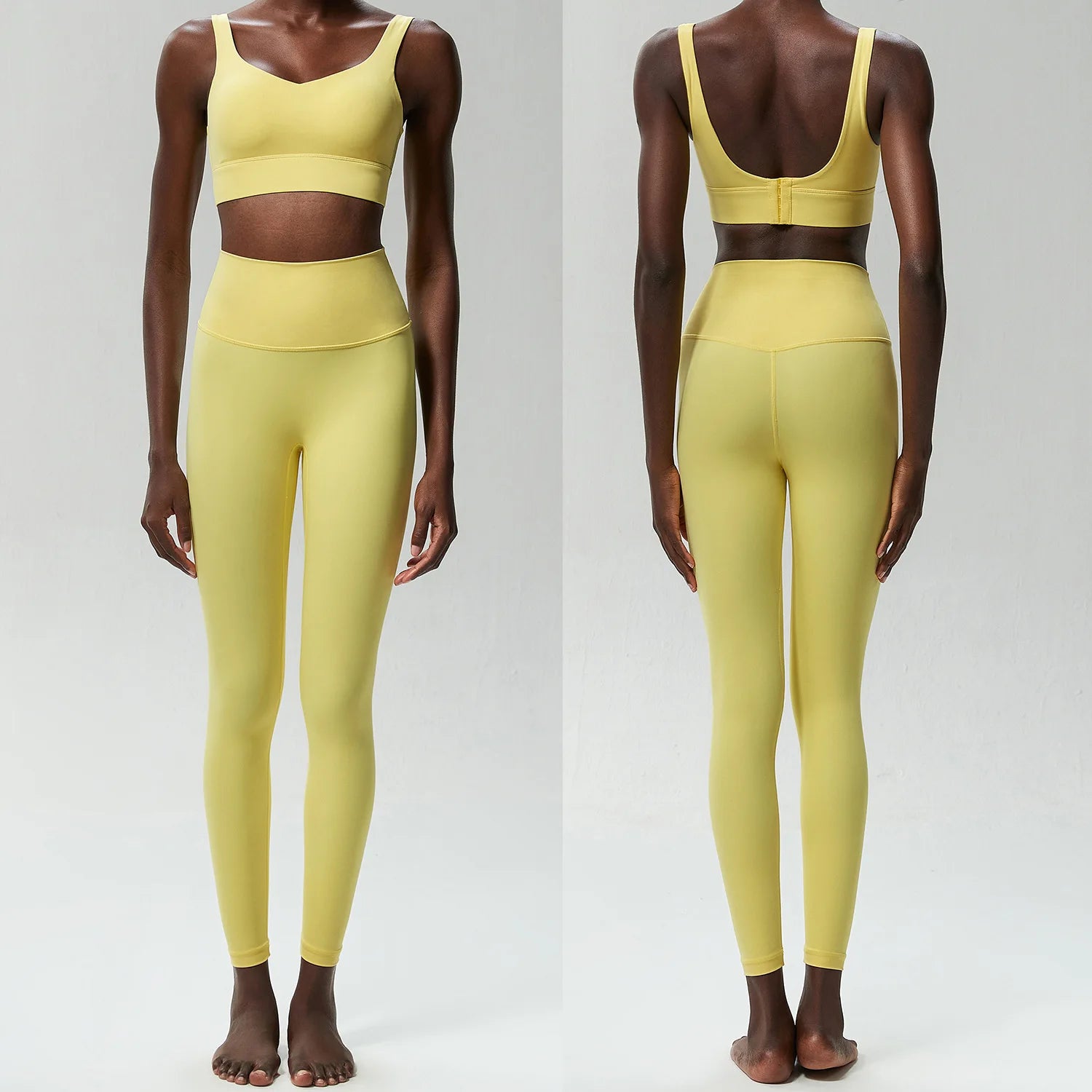 Conjunto Fitness Feminino 2 Peças Fit Diamond – Buttery Soft Slim Fit Respirável