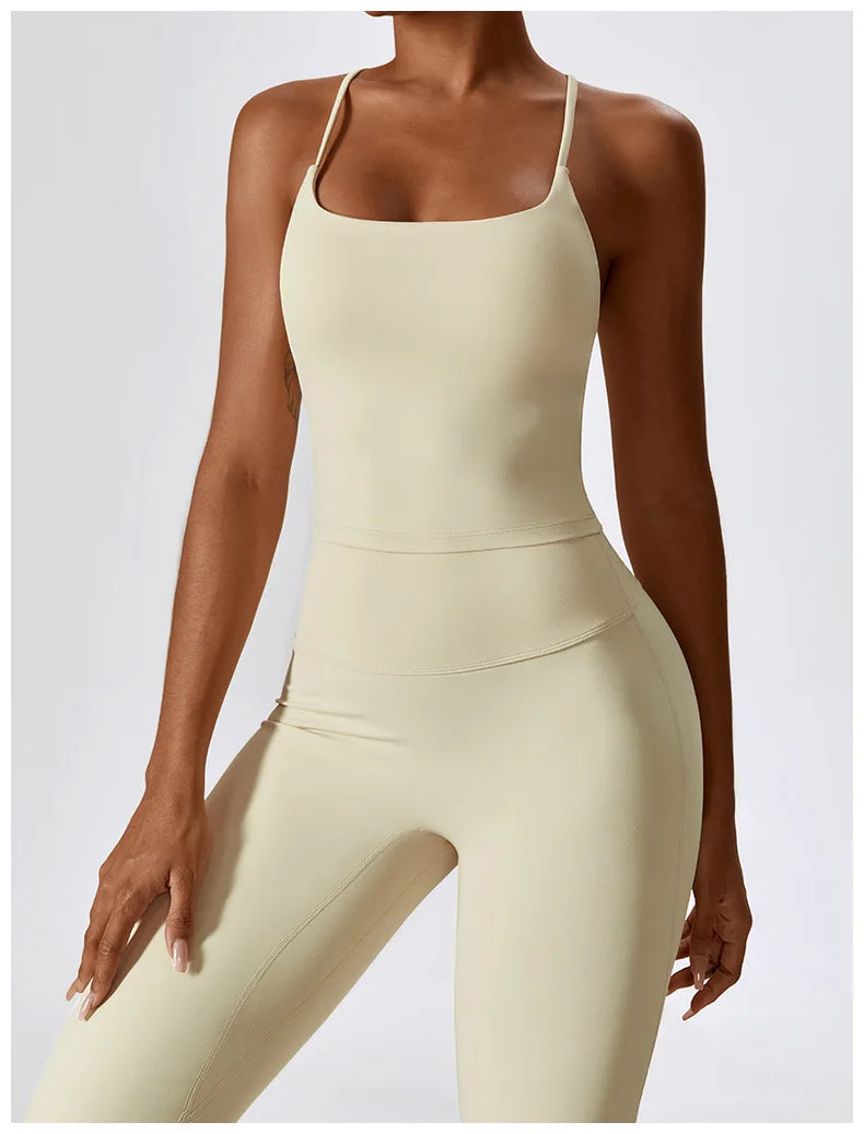 Top Esportivo Feminino Fit Diamond | Beauty Back, Push Up e Respirável