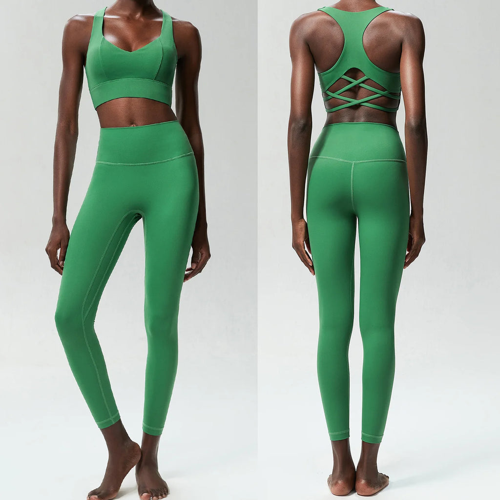 Conjunto Fitness Feminino 2 Peças Fit Diamond – Buttery Soft Slim Fit