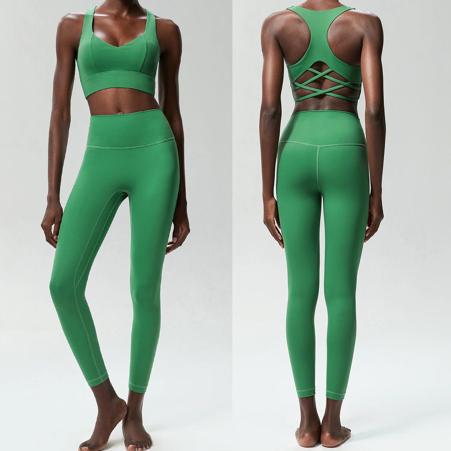 Conjunto Fitness Feminino 2 Peças Fit Diamond – Buttery Soft Slim Fit