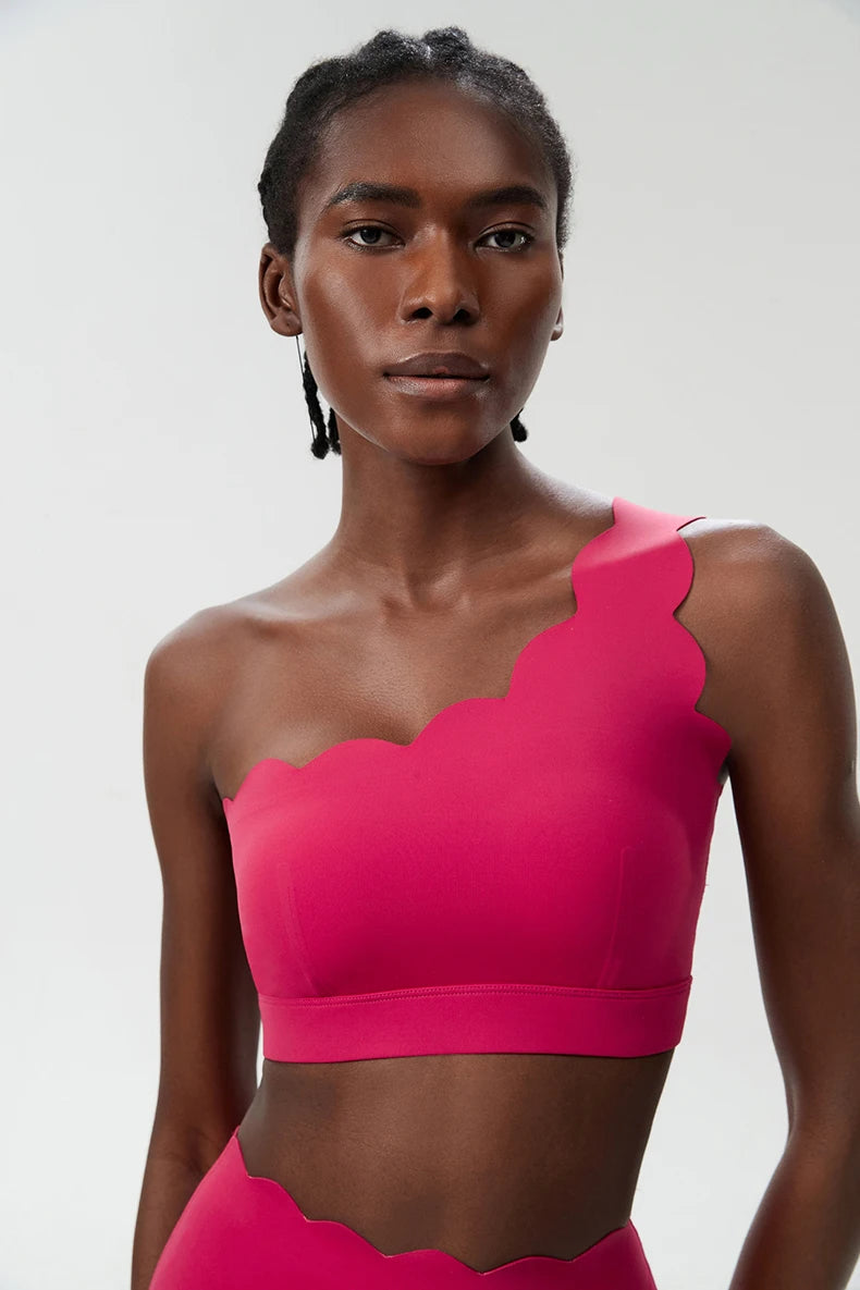 Top Esportivo Feminino Fit Diamond – Single Strap Slim Fit