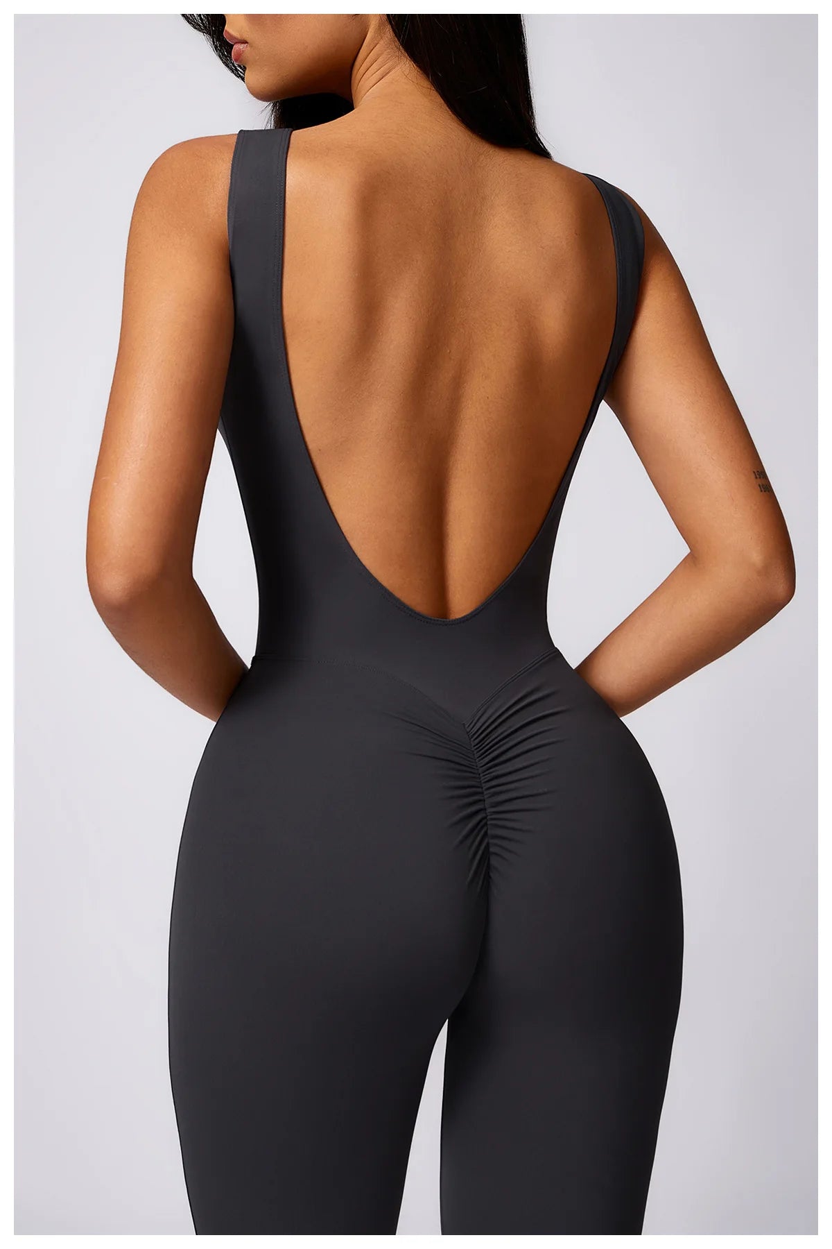 Macacão Fitness Feminino Scrunch Butt Sem Manga – One Piece Push Up | Fit Diamond