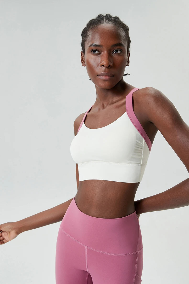 Top Esportivo Feminino Alta Sustentação  Fit Diamond – Buttery Soft Sexy Back