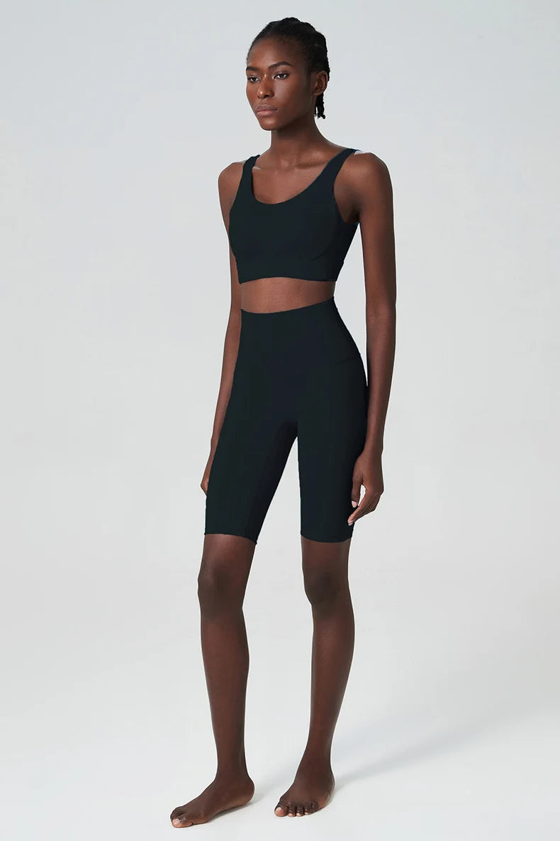 Conjunto Fitness Feminino 2 Peças Fit Diamond – Summer Shorts + Top Super Stretch