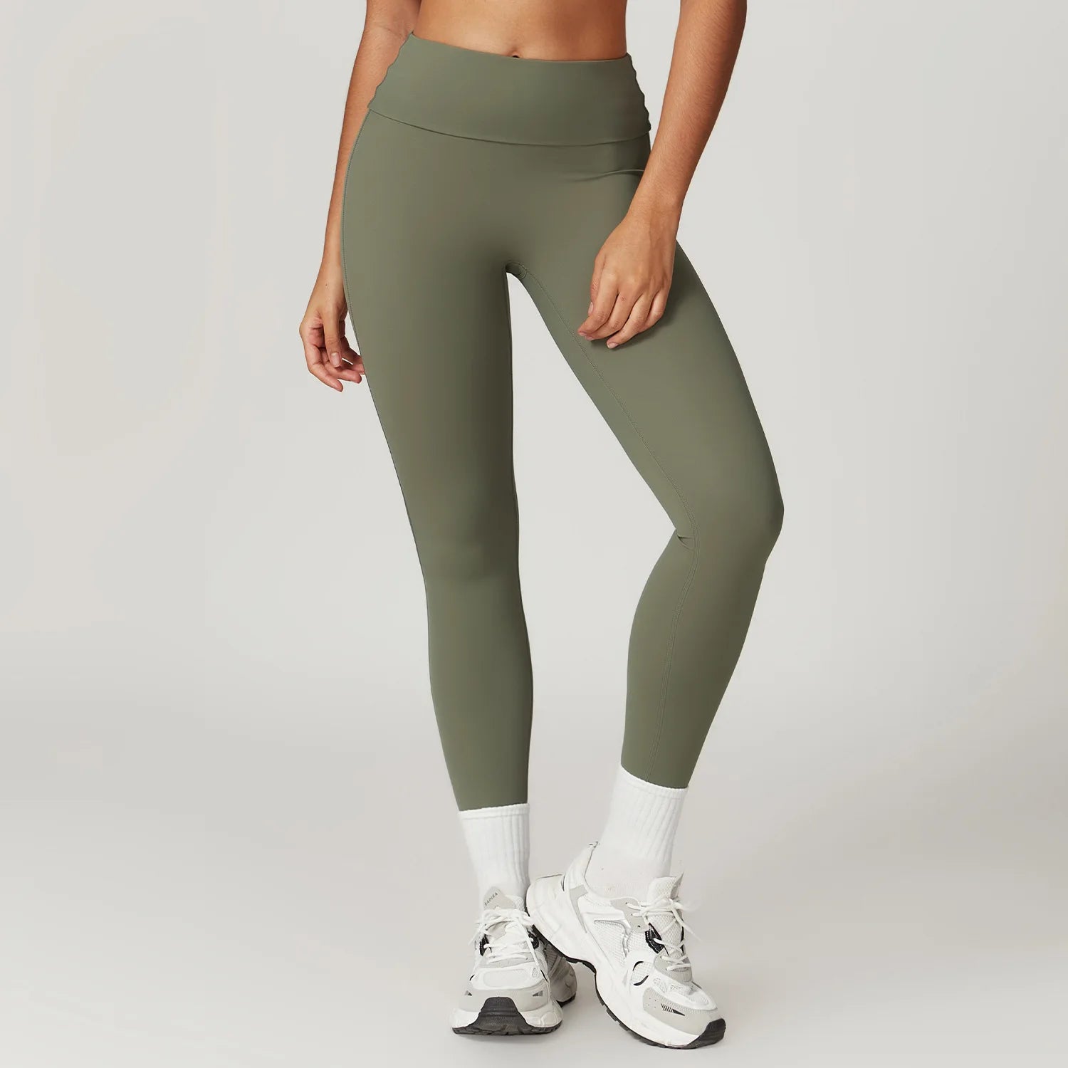 Legging Cintura Alta Slim – Push Up, Secagem Rápida e Alta Elasticidade para Academia e Yoga
