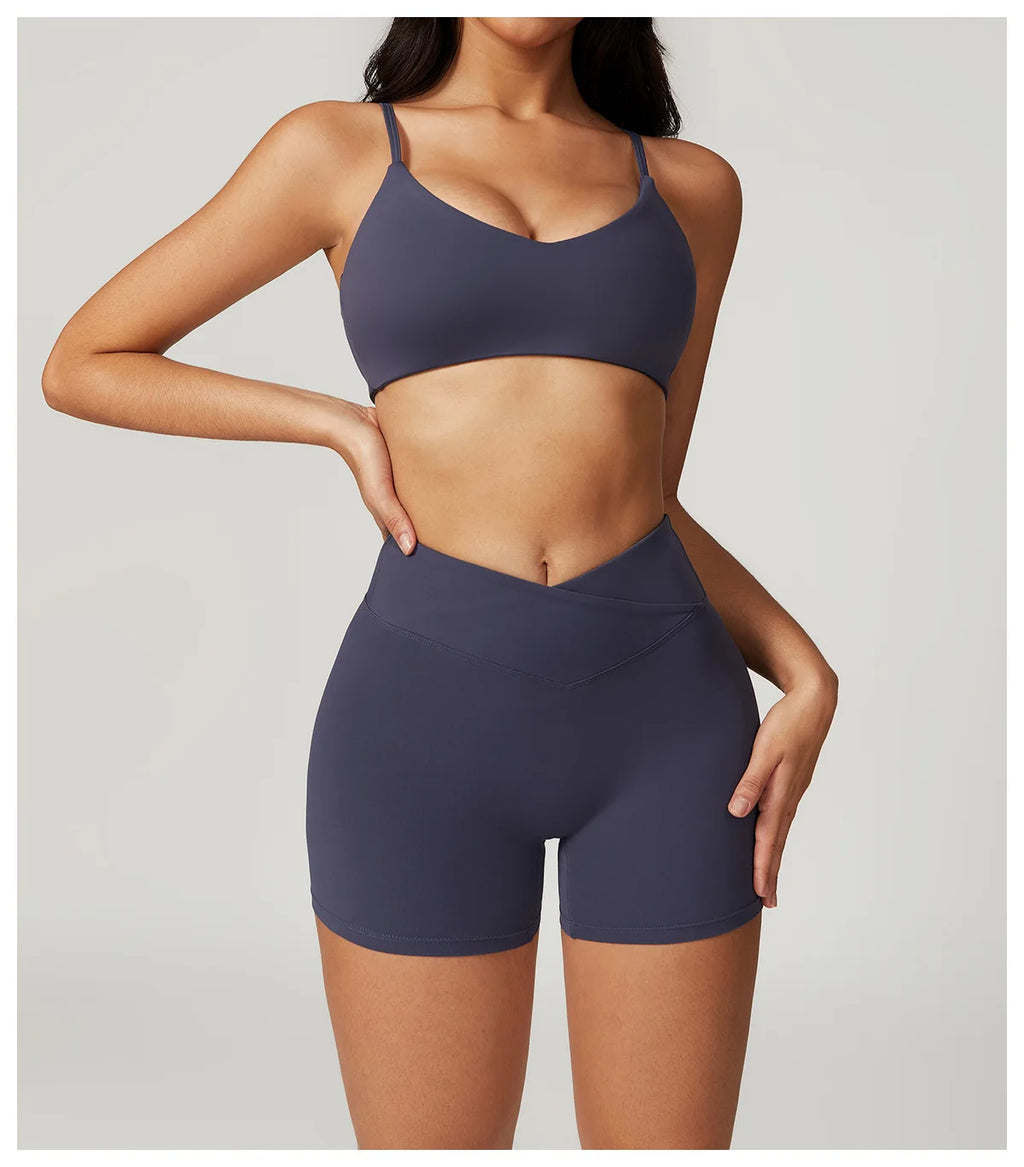Top Esportivo Feminino Fit Diamond | Backless Shockproof | Yoga & Academia