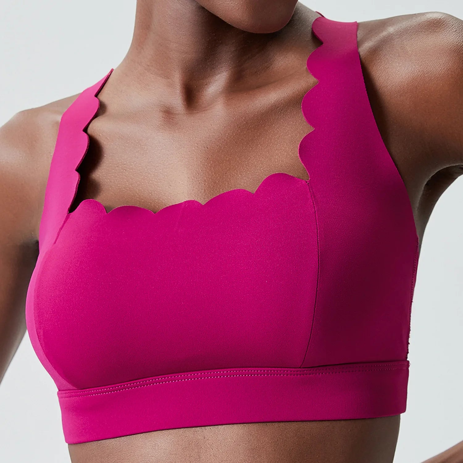 Top Esportivo Feminino Fit Diamond – Buttery Soft Decote Quadrado Sexy Back