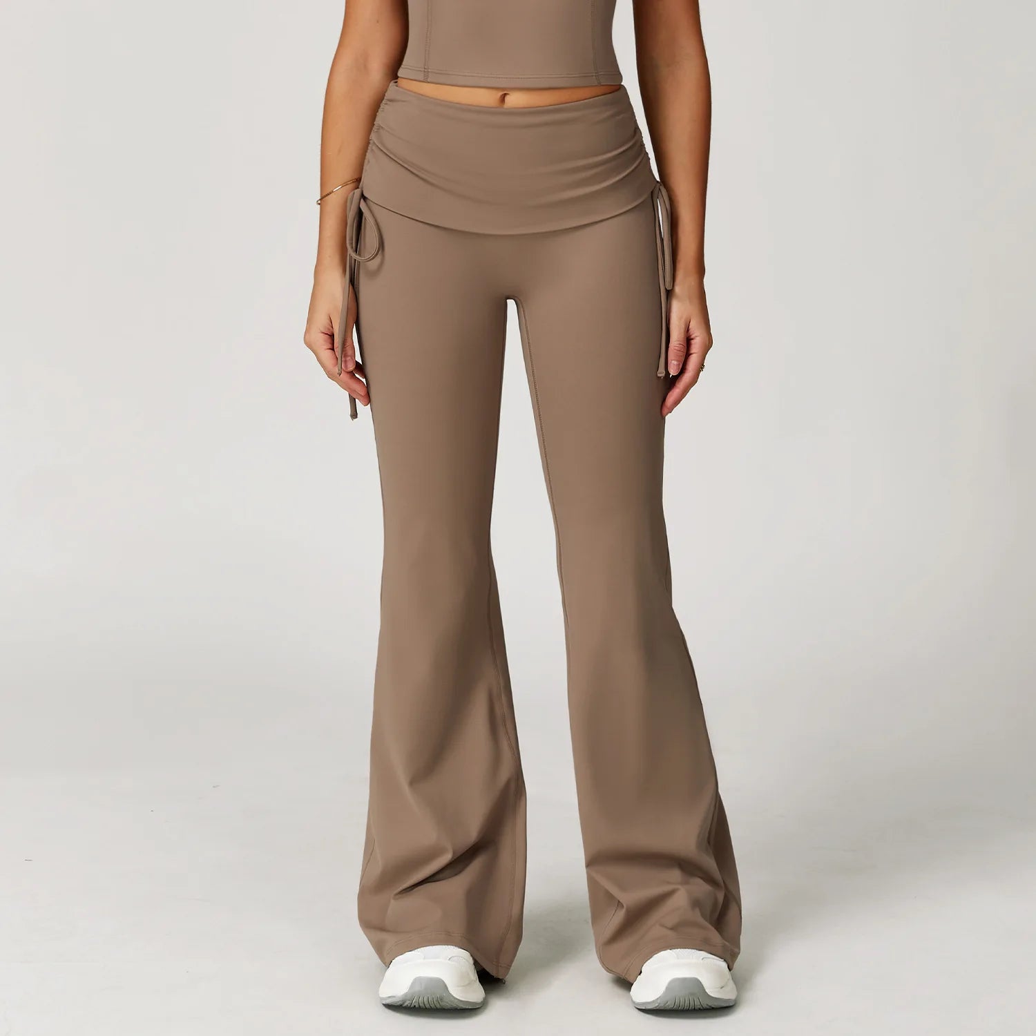 Calça Flare Yoga Levanta Bumbum – Cintura Alta, Modelagem Flared e Conforto Total para Academia e Dia a Dia