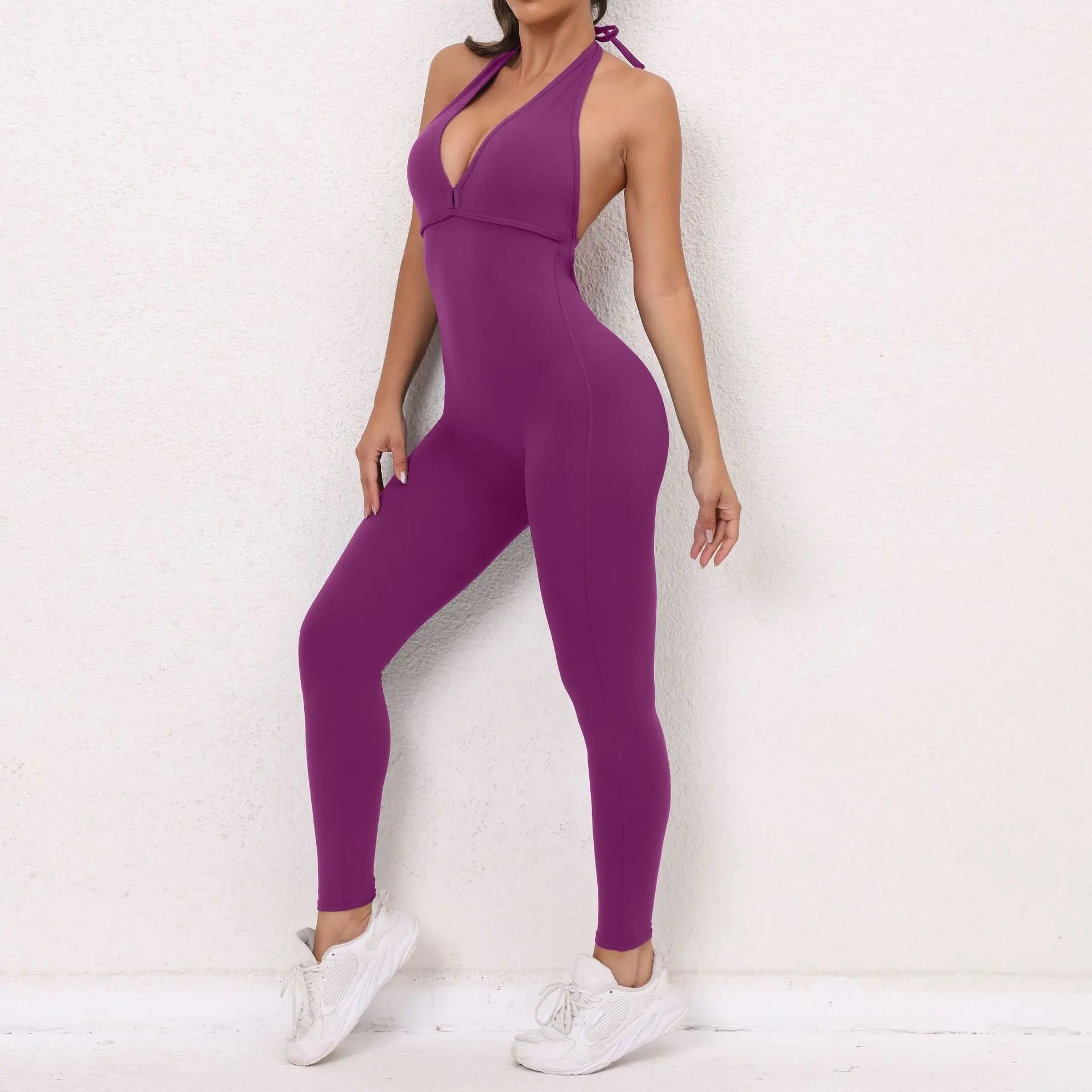 Macacão Fitness Feminino Sem Manga – Push Up One Piece | Fit Diamond