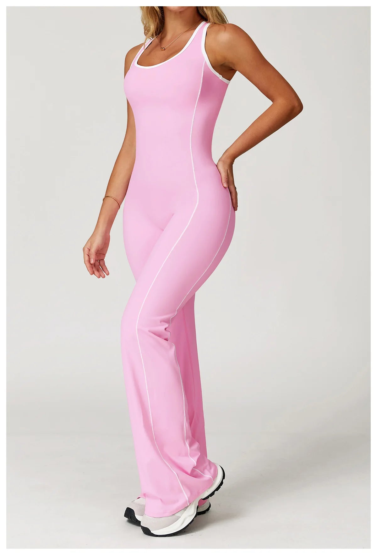 Macacão Fitness Feminino Curto com Zíper – One Piece Sem Manga | Fit Diamond