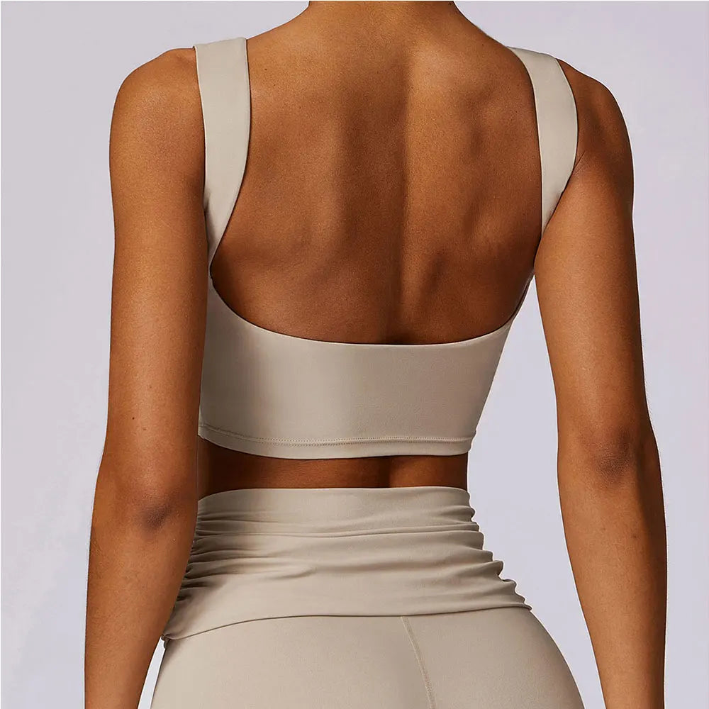 Top Esportivo Modelo Crop Top | Yoga & Academia