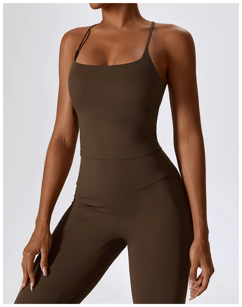 Top Esportivo Feminino Fit Diamond | Beauty Back, Push Up e Respirável