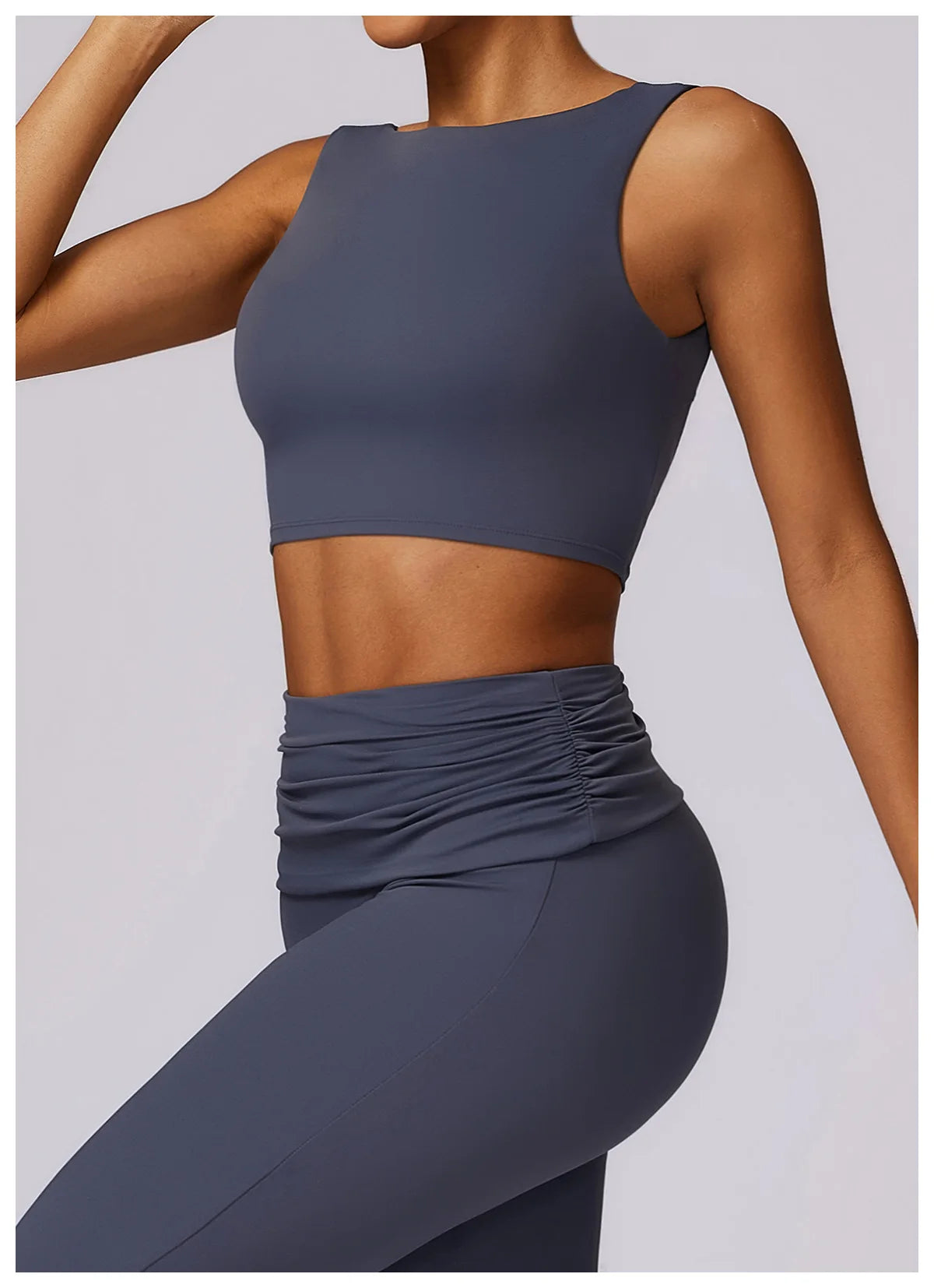 Top Esportivo Modelo Crop Top | Yoga & Academia