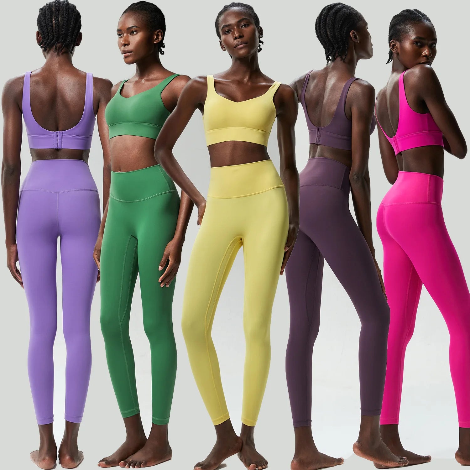 Conjunto Fitness Feminino 2 Peças Fit Diamond – Buttery Soft Slim Fit Respirável