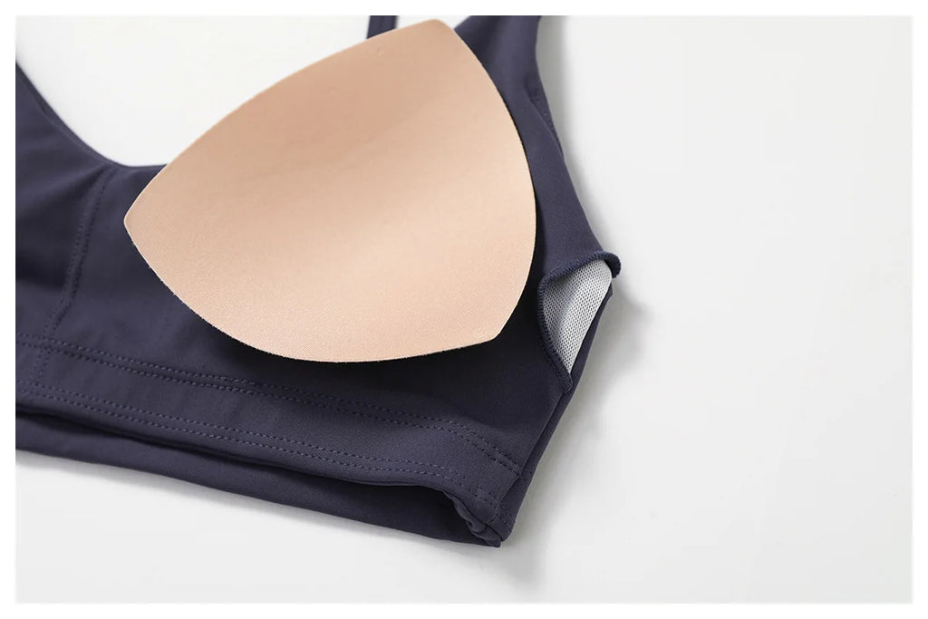 Top Esportivo Feminino Fit Diamond | Backless Shockproof | Yoga & Academia