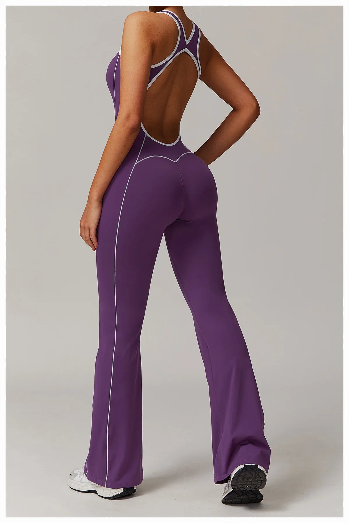 Macacão Fitness Feminino Curto com Zíper – One Piece Sem Manga | Fit Diamond