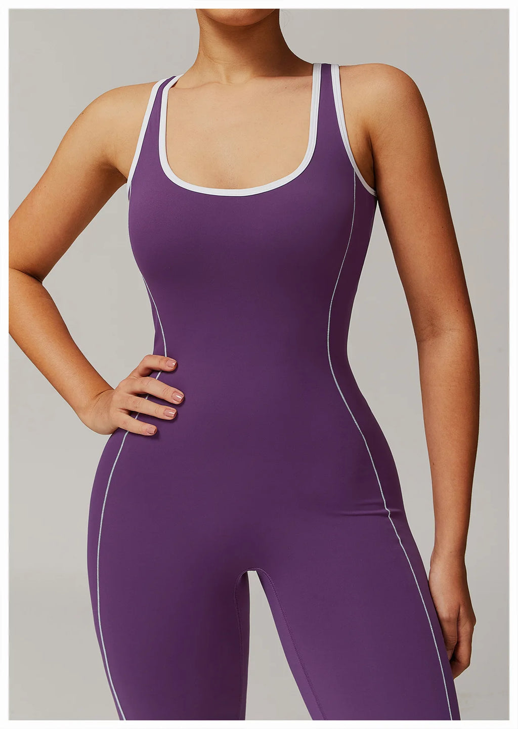 Macacão Fitness Feminino Sem Manga – Push Up One Piece | Fit Diamond