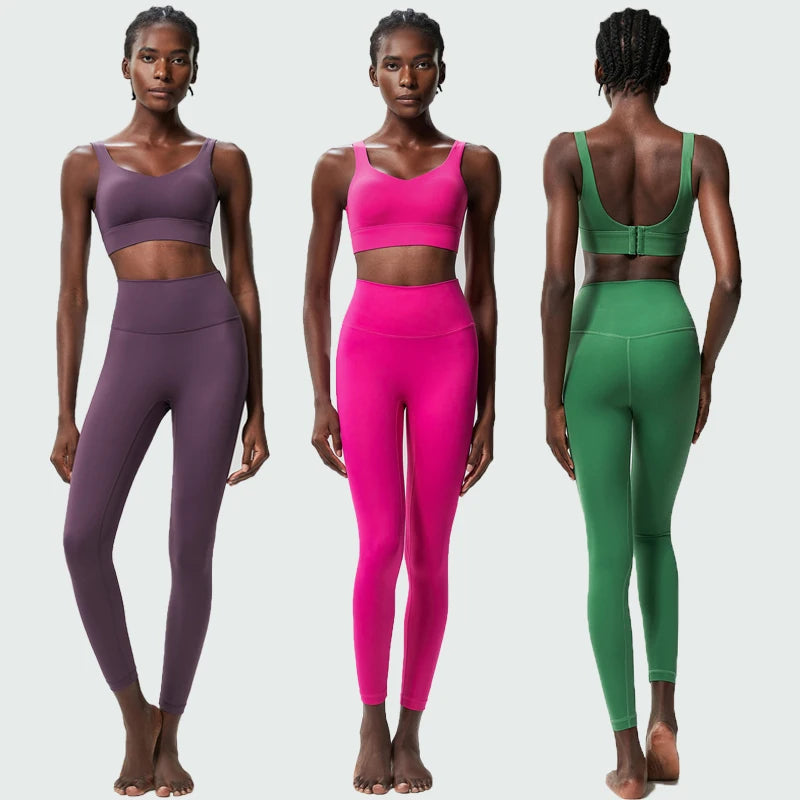 Conjunto Fitness Feminino 2 Peças Fit Diamond – Buttery Soft Slim Fit Respirável