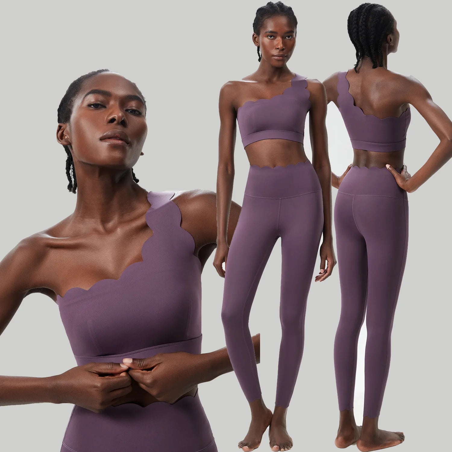 Conjunto Fitness Feminino 2 Peças Fit Diamond – Buttery Soft Slim Fit Respirável