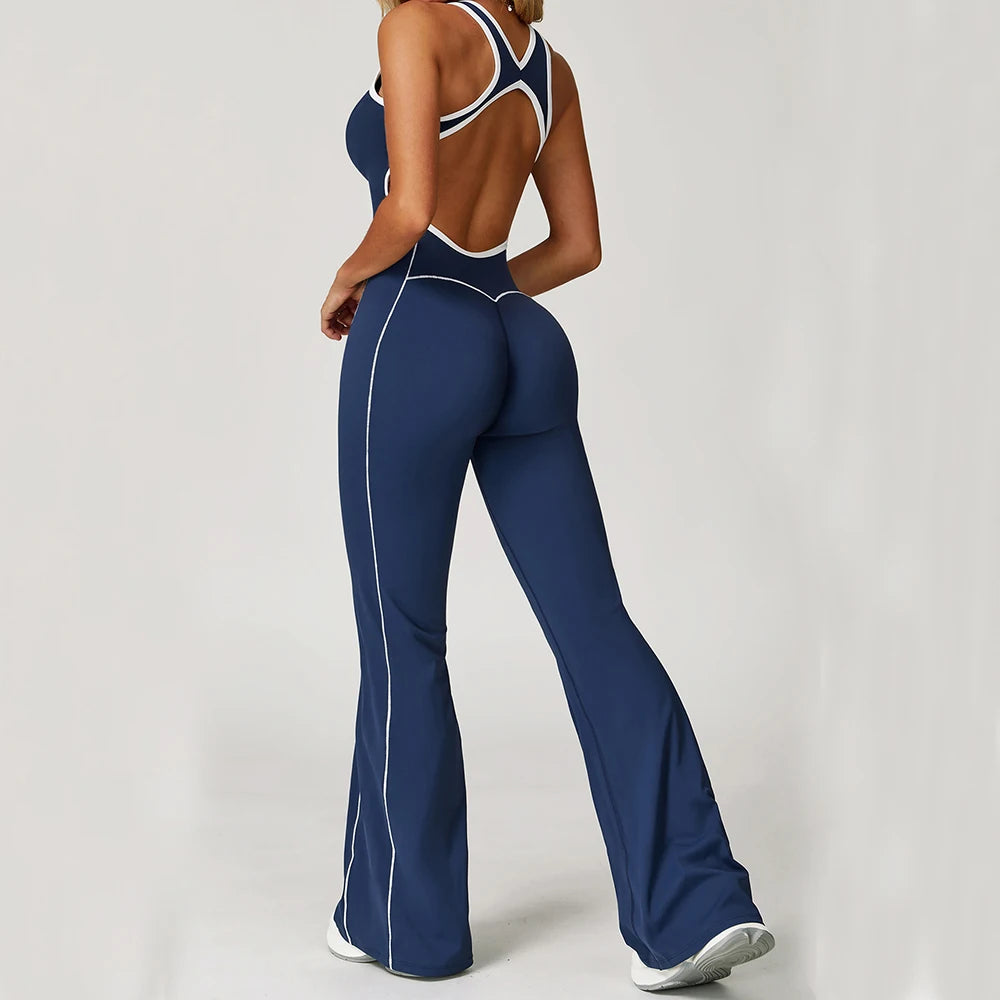 Macacão Fitness Feminino Curto com Zíper – One Piece Sem Manga | Fit Diamond
