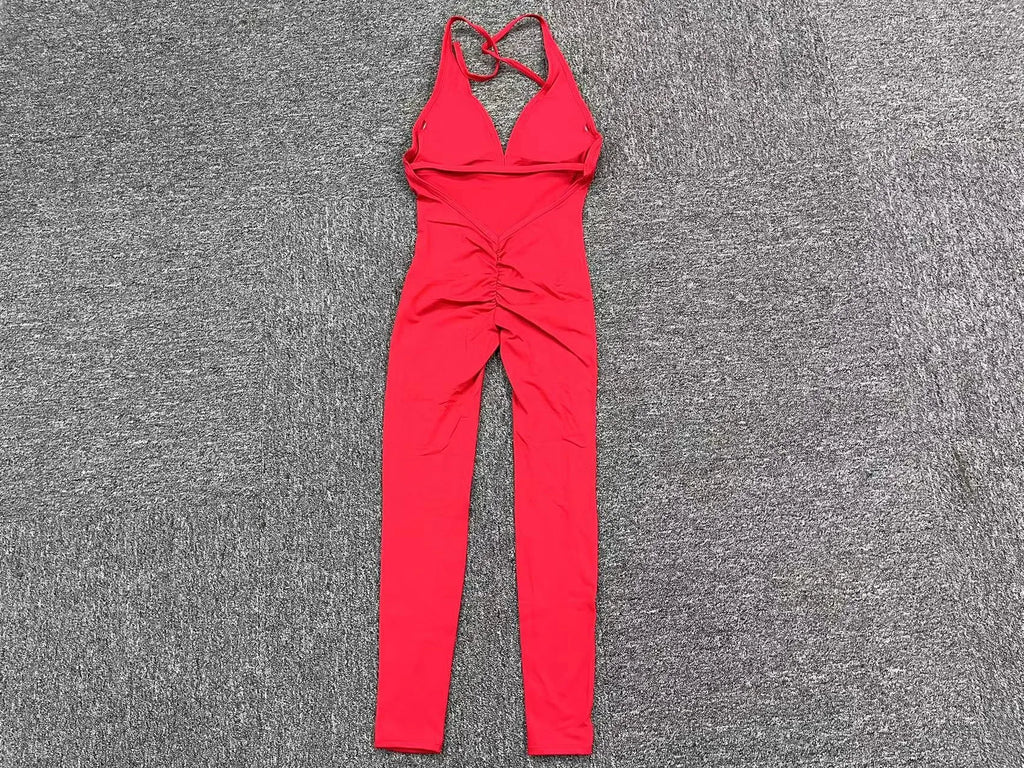 Macacão Fitness Feminino Sem Manga – Push Up One Piece | Fit Diamond