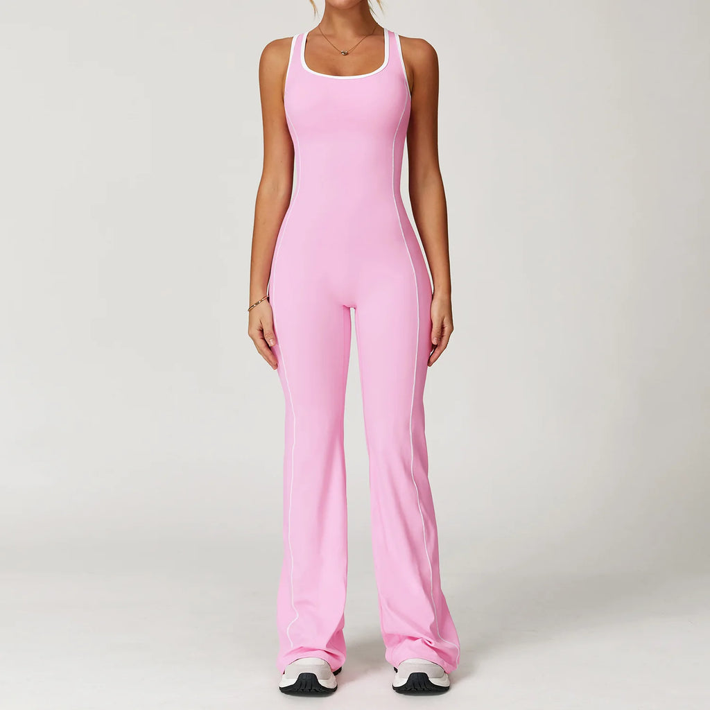 Macacão Fitness Feminino Curto com Zíper – One Piece Sem Manga | Fit Diamond